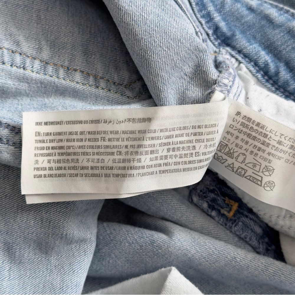 HOLLISTER Light Wash Straight Jeans Size W30 L33 - Picture 12 of 14